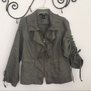 Willi Smith Ruffle Jacket Size XL